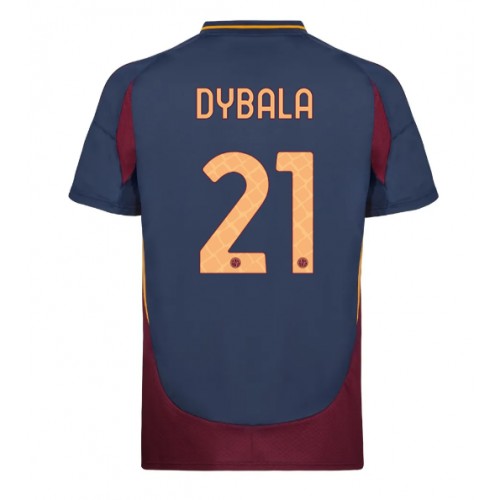 Fotballdrakt Herre AS Roma Paulo Dybala #21 Tredjedrakt 2024-25 Kortermet